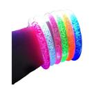 Pulseiras LED Brilhantes De Halloween 1-100PCS, Suprimentos De Festa Fluorescentes Em Acrílico,