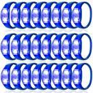 Pulseiras LED Glow Dhseinat Sound Activated 24 unidades azuis