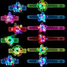 Pulseiras LED Light Up Fidget Spinner, pacote com 24 unidades para crianças