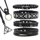 Pulseiras Masculinas Kit C/04 INDÍGENA TRIBAL + 2 Colares Círculo de Fogo Top de Linha