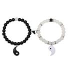 Pulseiras Miss Pink Yin Yang para casais, amigos e mulheres
