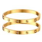 Pulseiras MPRAINBOW banhadas a ouro 18K Love Cubic Zirconia x2