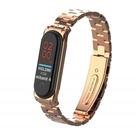Pulseiras NSmart em aço 3 elos compatível com MI Band 4 ou 3 + Película