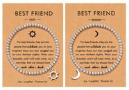Pulseiras OBSUN Sun and Moon Best Friend para mulheres
