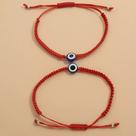Pulseiras Olho Grego Trançada, Ajustável, Proteção e Estilo