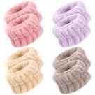 Pulseiras ORIGHT para lavar o rosto, microfibra, 8 peças femininas