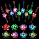 Pulseiras Party Favors Effacera LED Light Up para crianças (pacote com 20)