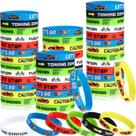 Pulseiras Party Favors Skylety Race Cars para crianças (pacote com 24)