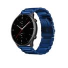 Pulseiras premium em aço inoxidável 3 elos Nsmart compatíveis com GTR 47MM / GTR 2 / GTR 2e Pulseiras premium em aço inoxidável 3 elos Nsmart compatíveis com GTR 47MM / GTR 2 / GTR 2e
