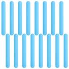Pulseiras Slap de silicone ZCYSRLQIN 16 unidades em azul lago