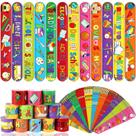 Pulseiras Slap JUNEBRUSHS Back to School 56 unidades para crianças
