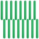 Pulseiras Slap ZCYSRLQIN, borracha de silicone, 16 peças verdes