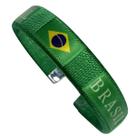 Pulseiras Unissex Torcedor Brasil Copa 6 Cm Pulseiras Unissex Torcedor Brasil Copa 6 Cm