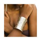 Pulseiras Vintage Punk Heavy Metal Para Mulheres E Homens, Bracelete Grunge Com Padrões Esculpidos,