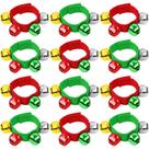 Pulseiras Wrist Bells Augshy Christmas, 12 peças de lembrancinhas para crianças