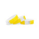 Pulseiras WristCo Pantone Yellow Tyvek para eventos, 1000 unidades