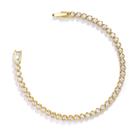 Pulsera de Tenis Pearich en Oro Laminado de 14K con Circonia Cúbica Pulsera de Tenis Pearich en Oro Laminado de 14K con Circonia Cúbica