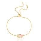Pulsera Hello Kitty para Mujer con Baño de Oro 18k