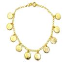 Pulseria 10 Mandamentos Folheado ouro 18k