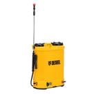 Pulverizador costal a bateria 16 litros, bateria 12 v, 8 ah//denzel