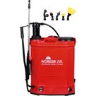 Pulverizador Costal a Bateria Bivolt 20L Worker