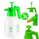 Pulverizador de Compressão Manual 2L Borrifador Multiuso para Jardinagem, Limpeza de Vidros, Carros e Ambientes