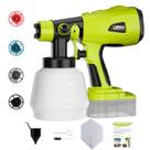 Pulverizador de tinta Histely Cordless para bateria Ryobi 18V 1000mL