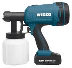 Pulverizador para pintura 18v wesco S/Bateria