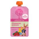 Pumpkin Tree Peter Rabbit Organics Purê de Morango e Banana 36x113 g