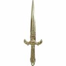Punhal Athame Fenix Wicca ou Ciganos 21cm - Dourado