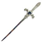 Punhal metal Prata Brilhante Pretal 15 Cm Punhal metal Prata Brilhante Pretal 15 Cm