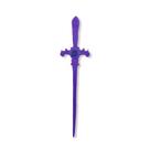 Punhal metal Roxo Com Pedra azul 15 Cm