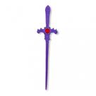 Punhal Metal Roxo om Pedra Vermelha15 cm Punhal Metal Roxo om Pedra Vermelha15 cm