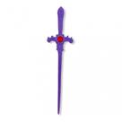Punhal Metal Roxo om Pedra Vermelha15 cm Punhal Metal Roxo om Pedra Vermelha15 cm