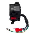 Punho Chave Esquerdo Crypton 2001 2002 Interruptor Luz Pisca Buzina Fácil Instalação