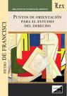 Puntos de orientación para el estudio del derecho
