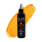 Pure Blends Tempted Orange Direct Dye 4 oz Tintura Semipermanente Laranja Vibrante para Cabelos Descoloridos Vegana, Sem Amônia, Pigmento Botânico Fórmula Duradoura e Sem Danos