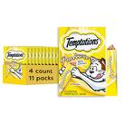 Purê cremoso Cat Treats Temptations com frango 12 m+ 44 x 0,42 onças Purê cremoso Cat Treats Temptations com frango 12 m+ 44 x 0,42 onças