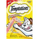 Purê cremoso de frango e salmão Cat Treats Temptations 16x12ml