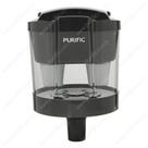 Purificador de água purific com refis alcalinum na cor preta e cristal Purificador de água purific com refis alcalinum na cor preta e cristal