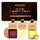 Purificador de ar Aeshory Car, pacote com 3 difusores de óleo suspensos, 8 ml