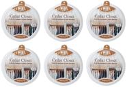 Purificador de ar Citrus Magic para armários Cedar 240 ml (pacote com 6)
