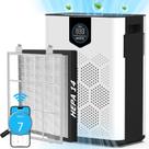 Purificador de ar DAYETTE Smart Wifi para sala grande de 300 m² com monitor