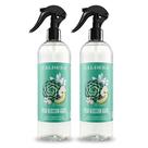 Purificador de ar em spray de linho e ambiente Caldrea Pear Blossom Agave 480 ml, pacote com 2