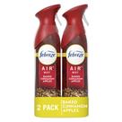 Purificador de ar Febreze Air Mist Baked Canela e Maçãs 260mL x2 Purificador de ar Febreze Air Mist Baked Canela e Maçãs 260mL x2