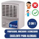 Purificador de Ar Ionizador Ozonizador MeGT 1,5w 80m³ IZA