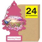 Purificador de Ar LITTLE TREES Morning Fresh - Pacote com 24 Unidades