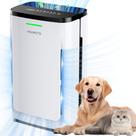Purificador de ar para animais de estimação HEAPETS para casa, sala grande de 2500 pés quadrados com Wi-Fi