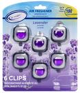 Purificador de ar para carro Air Jungles Lavender Scent 6 clipes de ventilação