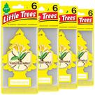 Purificador de ar para carro LITTLE TREES Vanillaroma, pacote com 24 Purificador de ar para carro LITTLE TREES Vanillaroma, pacote com 24